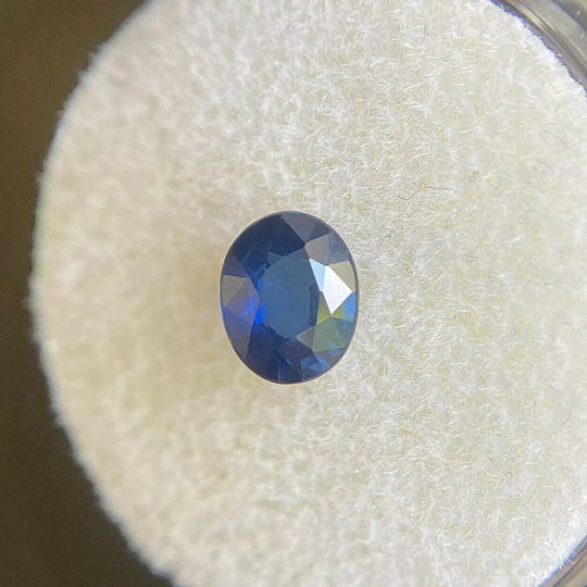 Natural Royal Blue Sapphire 0.90Ct Oval Cut Thailand Loose Gemstone 6.6x5.2mm