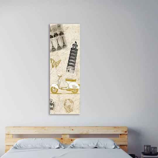 European Holiday 2 by Kimberly Allen - Wrapped Canvas Panoramic Graphic Art Print