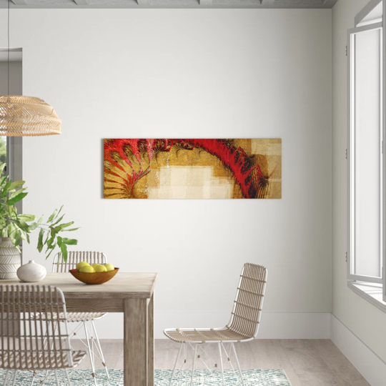 Enigma Panorama Abstract 198 Graphic Art Print on Canvas
