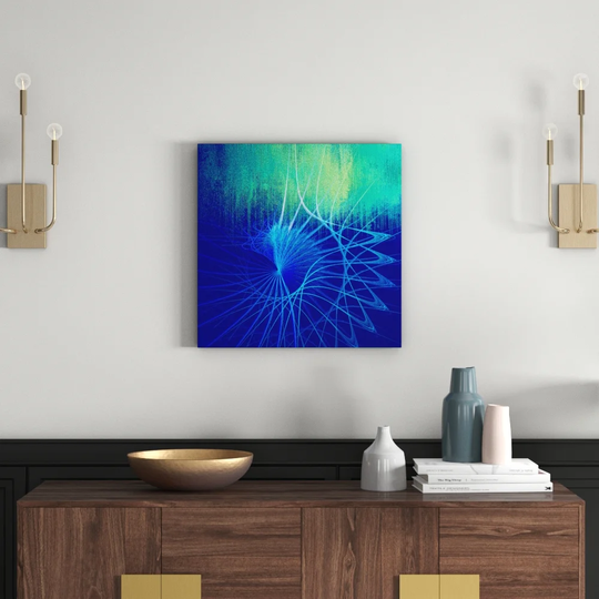 Enigma Abstract 1469 Graphic Art Print on Canvas