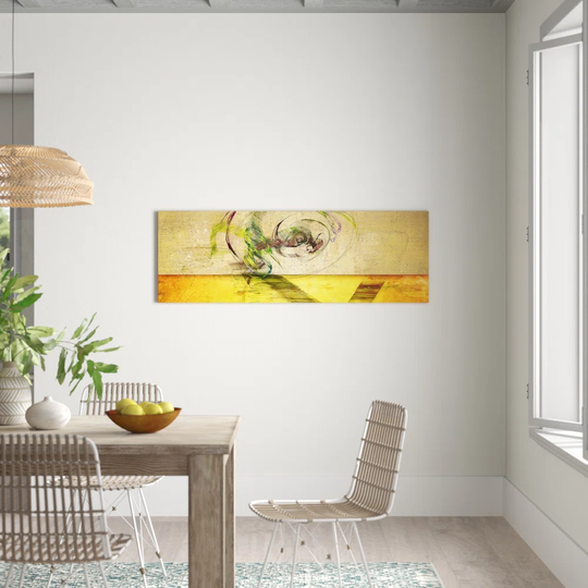 Enigma Panorama Abstract 398 Graphic Art Print on Canvas