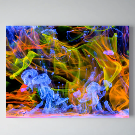 Aqua Carousel by Don Farrall - Wrapped Canvas Graphic Art Print