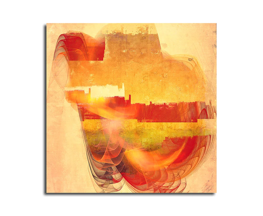 Enigma Abstract 118 Graphic Art Print on Canvas