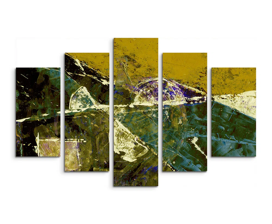 Enigma Abstract 608 Graphic Art Print Multi-Piece Image on Canvas