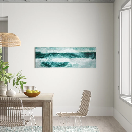 Enigma Panorama Abstract 1407 Graphic Art Print on Canvas