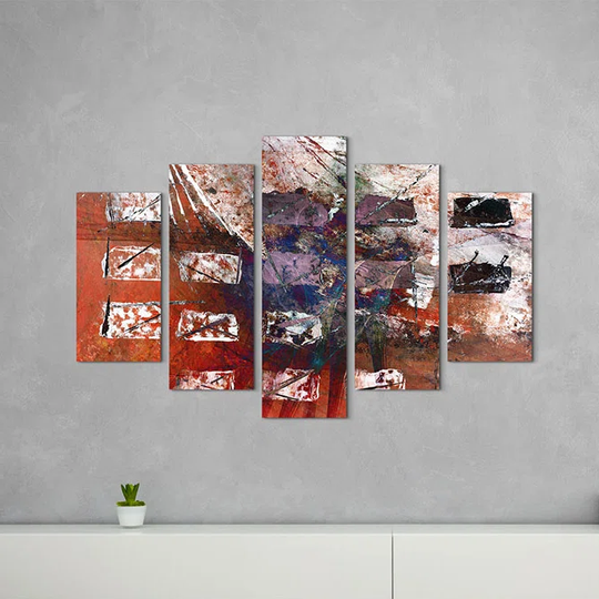 Enigma Abstract 1451 Graphic Art Print Multi-Piece Image on Canvas