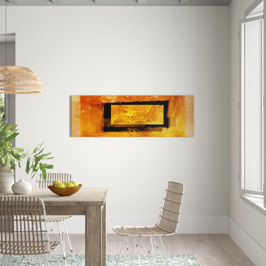 Enigma Panorama Abstract 094 Graphic Art Print on Canvas