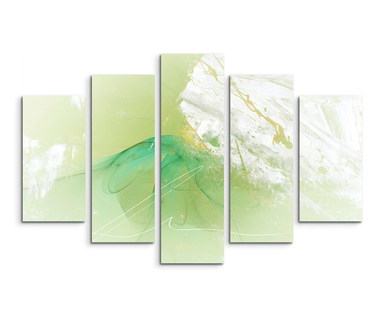 Sculpture Abstract 1229 Graphic Art Print Multi-Piece Image on Canvas