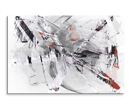 Abstract 799 Graphic Art Print on Canvas