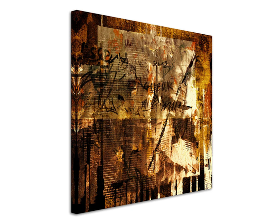 Enigma Abstract 938 Graphic Art Print on Canvas