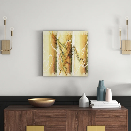 Enigma Abstract 1340 Graphic Art Print on Canvas