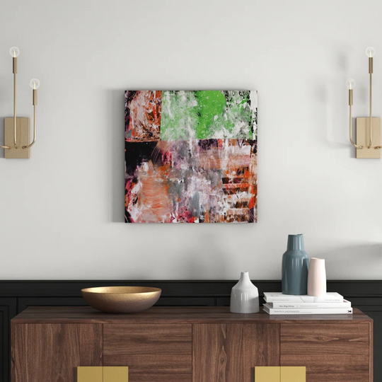 Enigma Abstract 922 Graphic Art Print on Canvas