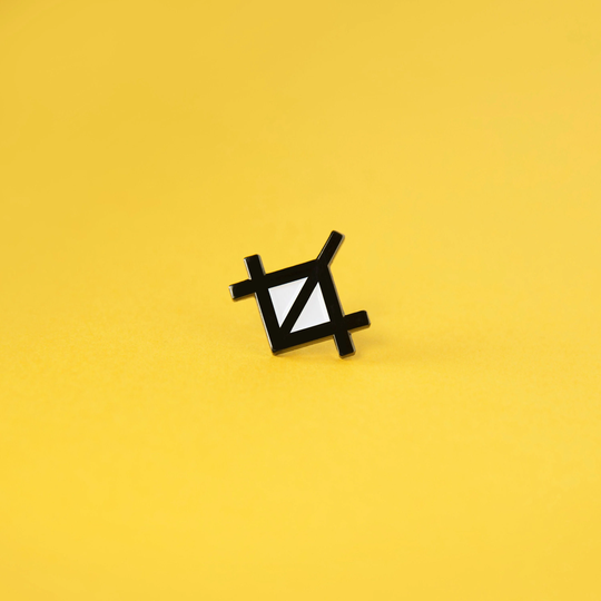 Crop Tool Pin Graphic Design Photographer Artist Architect Designer Photography Secret Santa Christmas Gift Creative Camera Enamel Badge