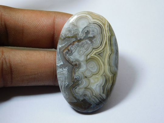 Crazy Lace Agate Cabochons, Gemstone, Loose Stone, 66 Ct | 46 X 29mm 246