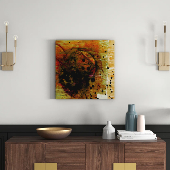 Enigma Abstract 1391 Graphic Art Print on Canvas