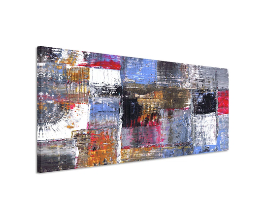 Enigma Panorama Abstract 941 Graphic Art Print on Canvas