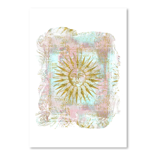 Sun Gold Pastel - Graphic Art Print