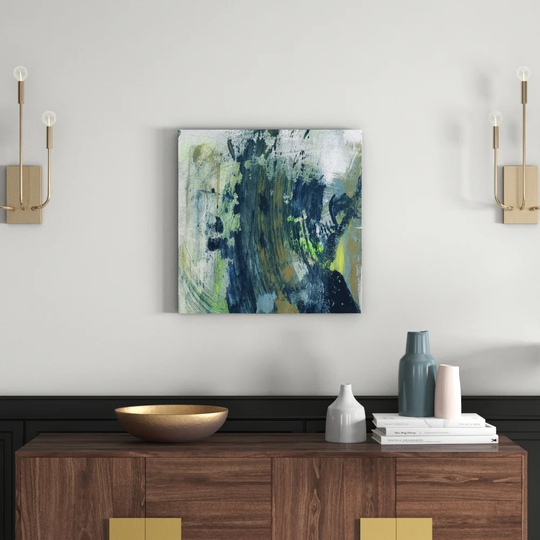 Enigma Abstract 867 Graphic Art Print on Canvas