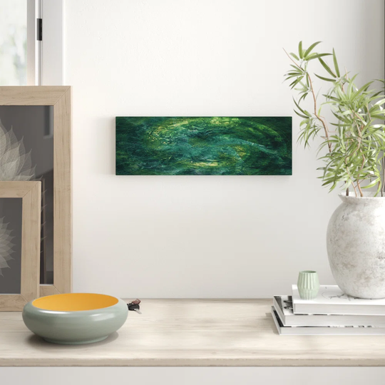 Enigma Panorama Abstract 1129 Graphic Art Print on Canvas