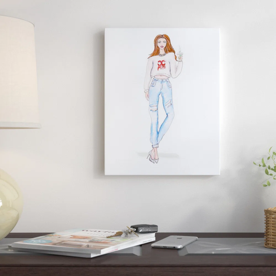 Coffee Drip by Alison B - Wrapped Canvas Graphic Art Print