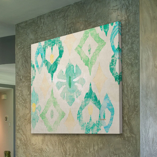 Emerald Star by Evelia - Wrapped Canvas Graphic Art Print
