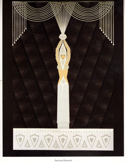 New Erte Graphics Pearls & Diamonds