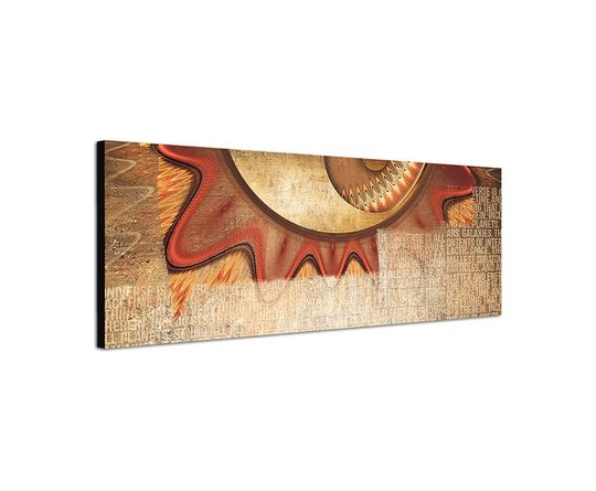 Enigma Panorama Abstract 427 Graphic Art Print on Canvas