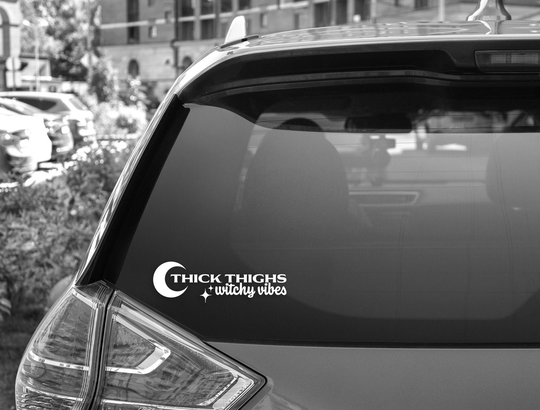 Thick Thighs Witchy Vibes Decal | Decal, Spiritual, Pagan, Wicca/Wiccan Car Laptop