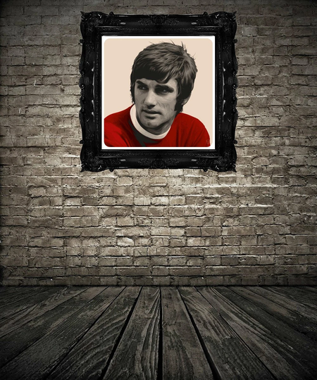 George Best Manchester United Portrait