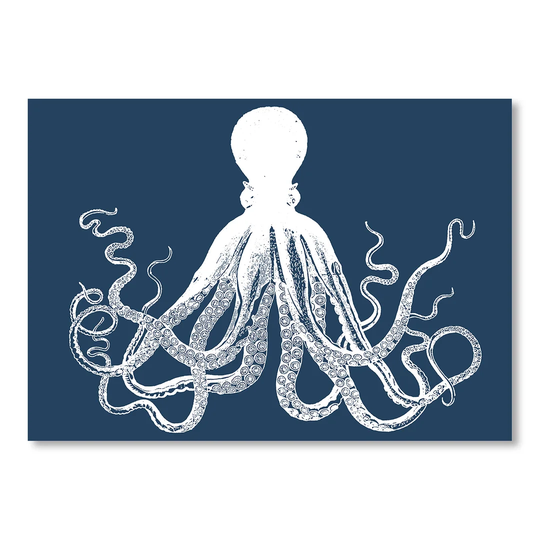 'Octopus' - Unframed Graphic Art Print on Paper
