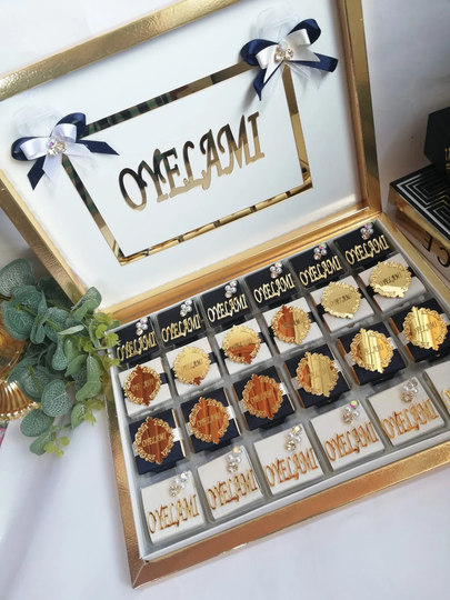 Babyshower Gifts, Personalized Chocolate Box, Chocolate, Teddy Bear Chocolate, Newborn Gift, Baby Shower Favors, Baptism Chocolate