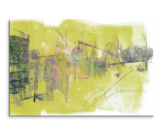 Abstract 709 Graphic Art Print on Wrapped Canvas