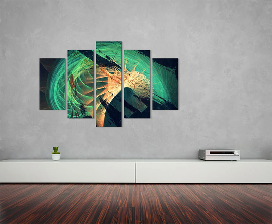 Enigma Abstract 1494 Graphic Art Print Multi-Piece Image on Canvas