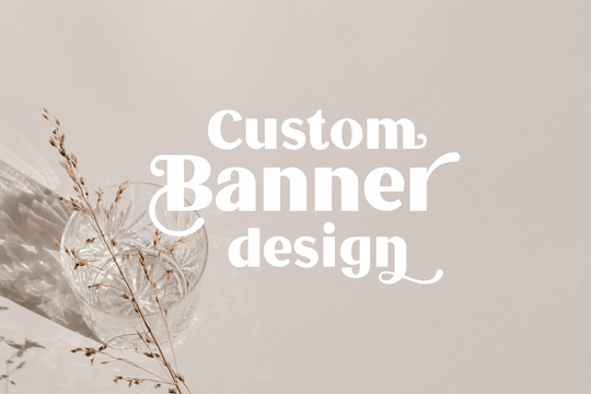 Custom Design | Banner For Facebook, Linkedin, Etsy