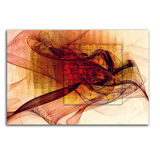 Enigma 064 Abstract Graphic Art Print on Canvas