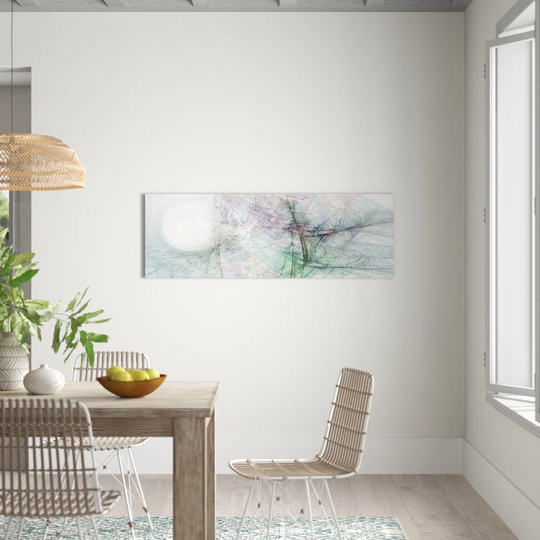 Enigma Panorama Abstract 1464 Graphic Art Print on Canvas