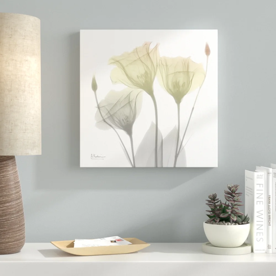 Sunday Morning Gentian - Wrapped Canvas Graphic Art Print