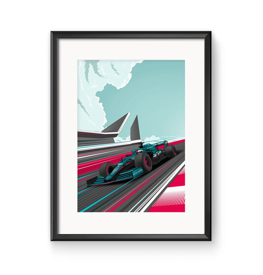Aston Martin F1 Team - Formula 1 Grand Prix Print