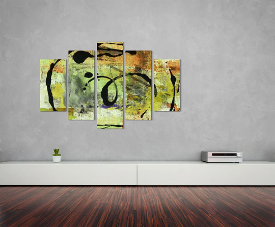 Enigma Abstract 926 Graphic Art Print Multi-Piece Image on Canvas