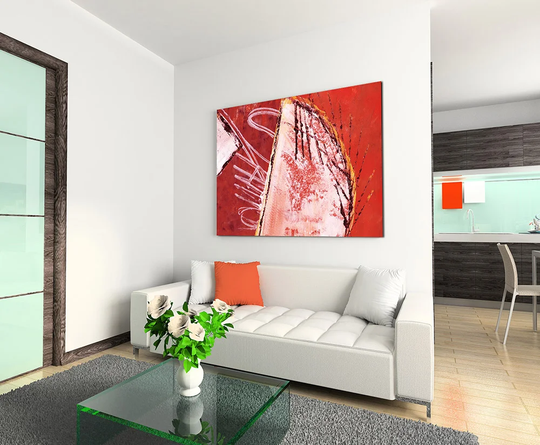 Enigma Abstract 603 Graphic Art Print on Canvas