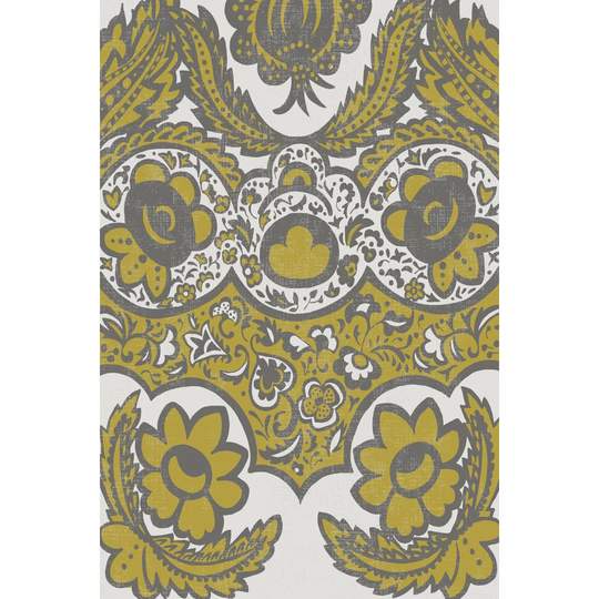 Graphic Damask V by Chariklia Zarris - Wrapped Canvas Graphic Art