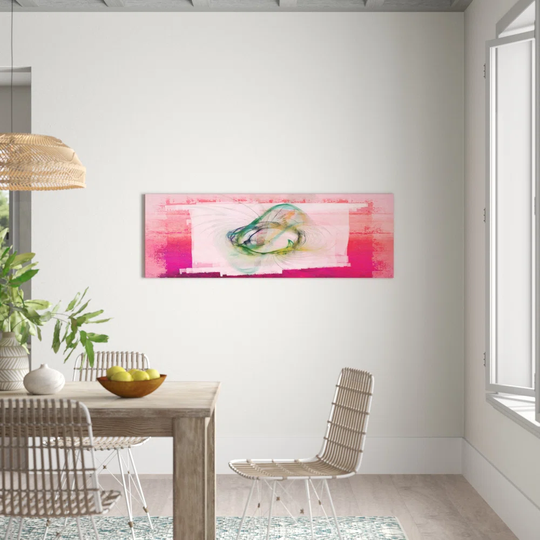 Enigma Panorama Abstract 392 Graphic Art Print on Canvas
