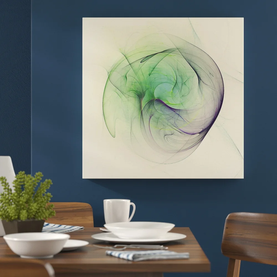 Abstract 385 Graphic Art Print on Canvas