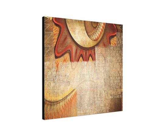 Enigma Abstract 427 Graphic Art Print on Canvas