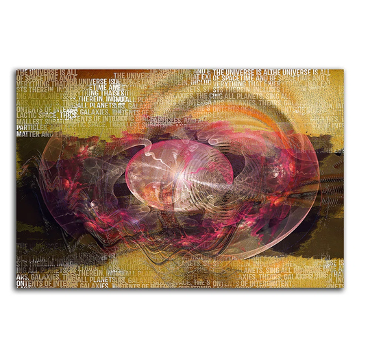 Enigma 451 Abstract Graphic Art Print on Canvas