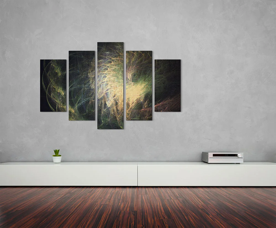 Enigma Sculpture Abstract 1138 Graphic Art Print Multi-Piece Image on Canvas