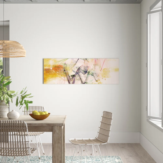 Enigma Panorama Abstract 329 Graphic Art Print on Canvas