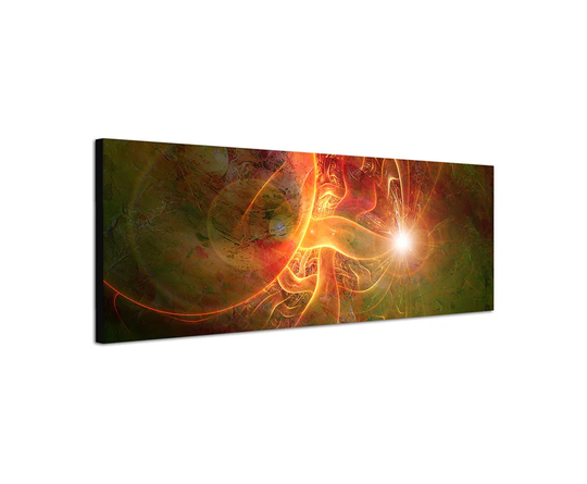 Enigma Panorama Abstract 497 Graphic Art Print on Canvas
