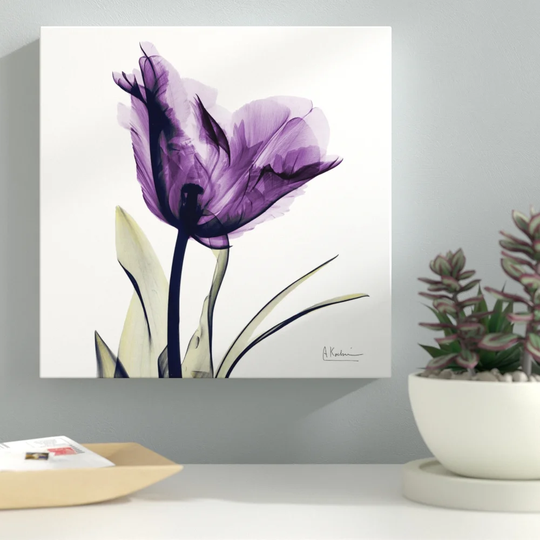 Tulip Dream - Wrapped Canvas Graphic Art Print