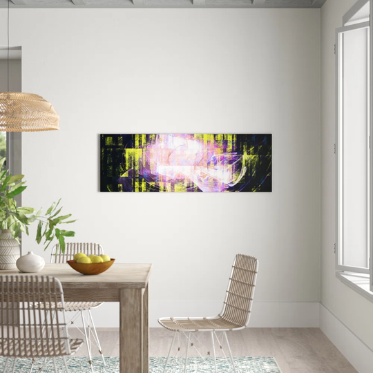 Enigma Panorama Abstract 211 Graphic Art Print on Canvas